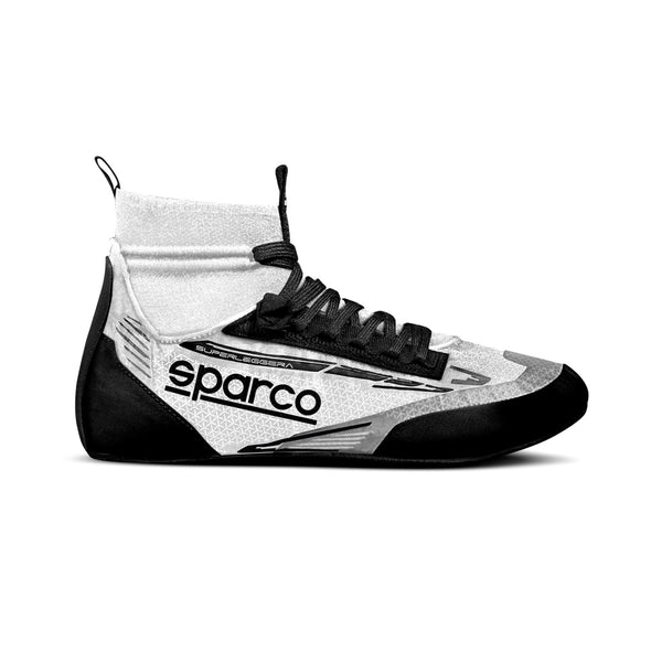 Sparco 0012A342BINR - Superleggera White and Black 42 Racing Shoes